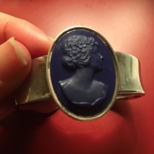 Cameo Sterling Silver Bracelet